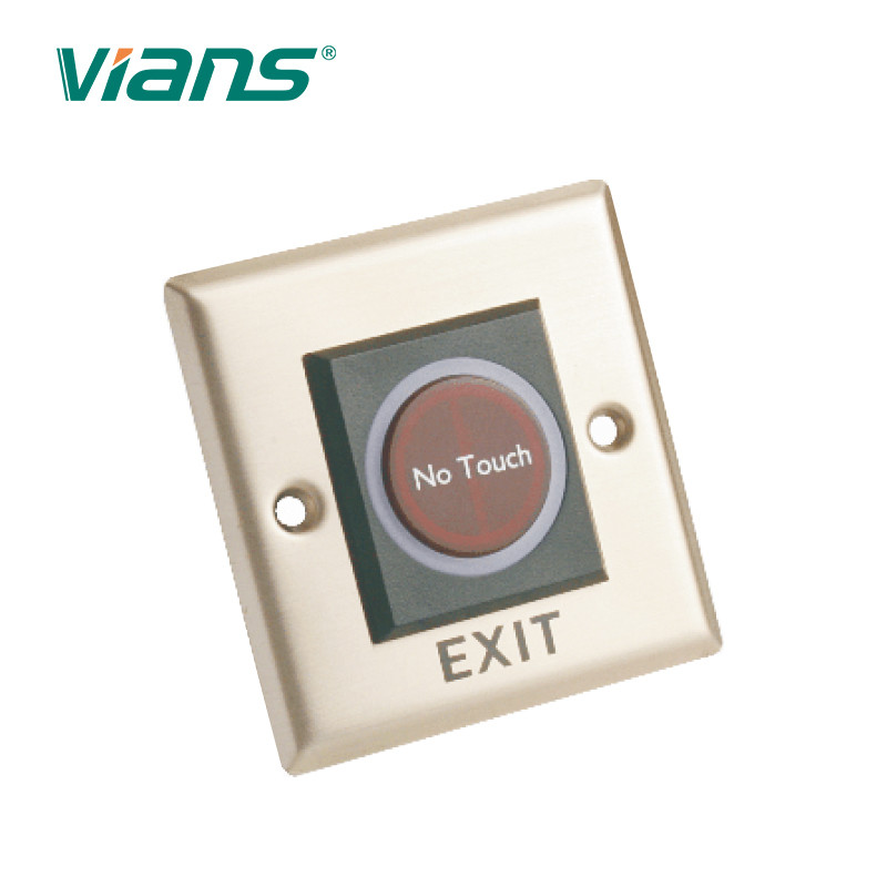 赤外線出口ボタンのアクセス管理、接触の出口スイッチへの押しはセンサーを放します