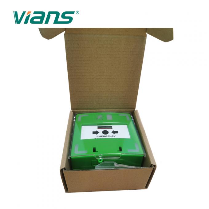 三重のポーランド人の表示器の緊急の壊れ目のガラス ドア解放スイッチ緑 1