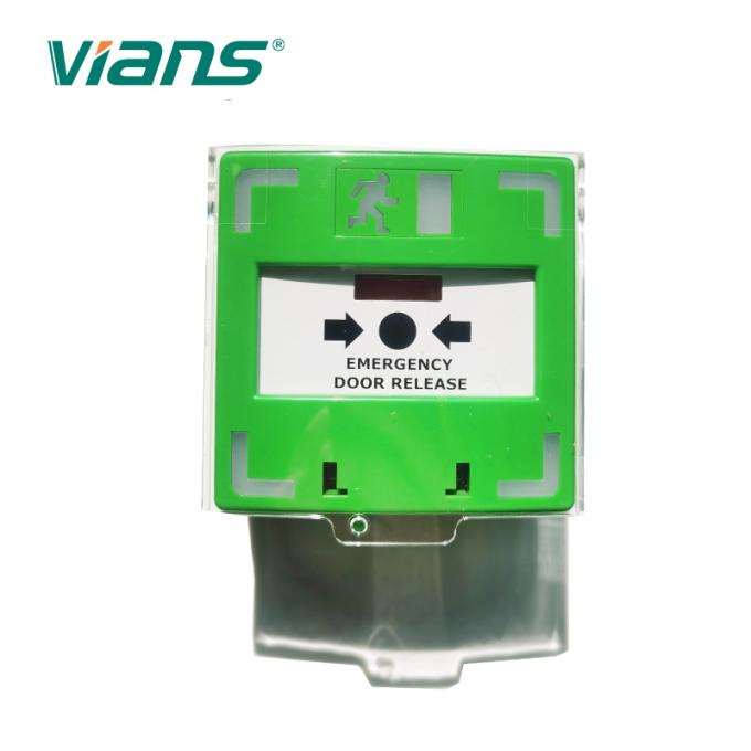 ABS PCの火災警報の緊急な緊急IP55ドアの出口ボタン解放 0